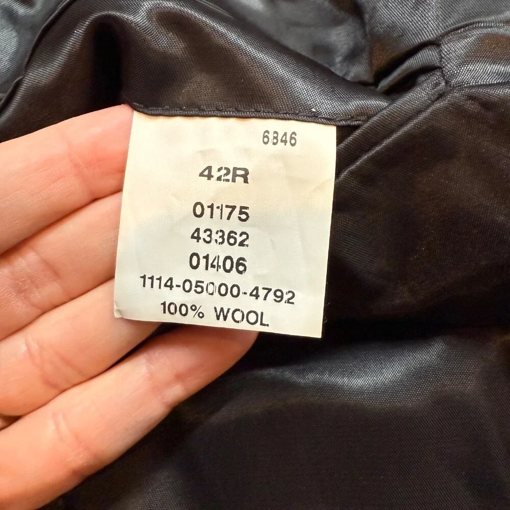 JOS. A BANK 100% Wool Blazer Suit Coat Jacket Gray Size 42R Menswear